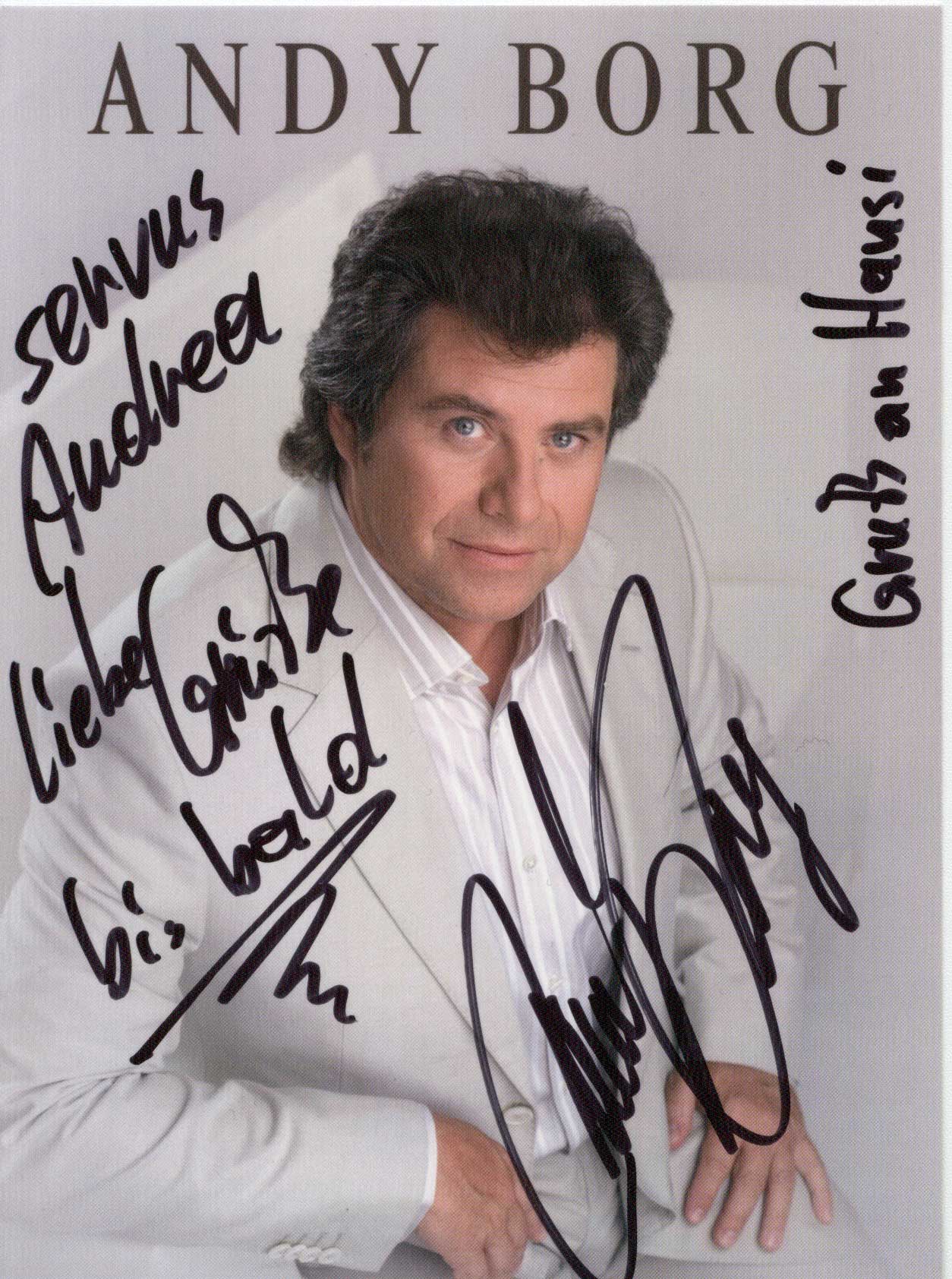Autogramm von Andy Borg fr Andrea